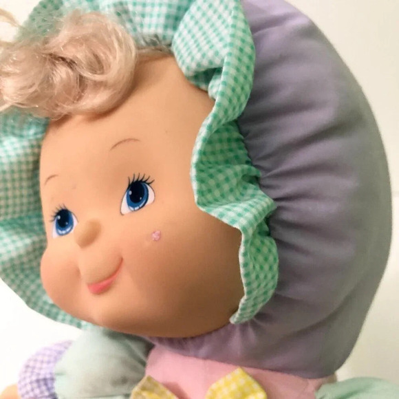 Vintage Doll Soft  Stuffed Squeaker Plush Cloth 14 Inch Puffalump Style - Picture 15 of 16